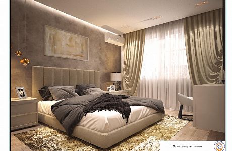 Дизайн-проект интерьера 2-х комнатной квартиры по ул. Дальняя